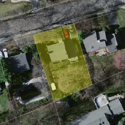 41 Haynes Rd, Newton MA  02459-2716 aerial view