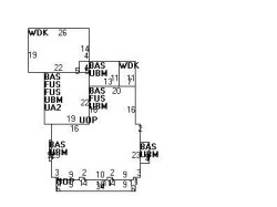 104 Webster St, Newton MA  02465-1820 floor plan