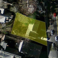 47 Park St, Newton MA 02458-2024 aerial view