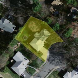 50 Fairhaven Rd, Newton MA 02459-3424 aerial view