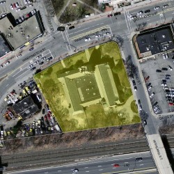 1326 Washington St, Newton MA 02465-2078 aerial view