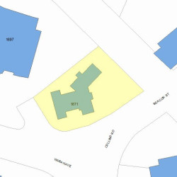 1671 Beacon St, Newton MA 02468-1401 plot plan