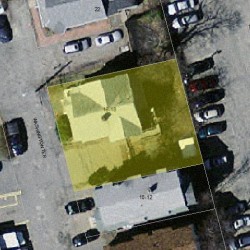18 Washington Ter, Newton MA 02460-1541 aerial view