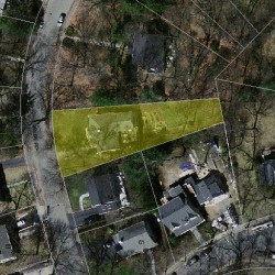 48 Wilde Rd, Newton MA  02468-1325 aerial view