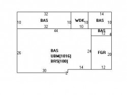 100 Selwyn Rd, Newton MA 02461-2143 floor plan