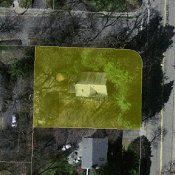 519 Lowell Ave, Newton MA  02460-2328 aerial view