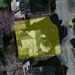 14 Highland Park, Newton MA 02460-1812 aerial view