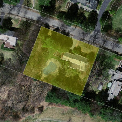 18 Bonnybrook Rd, Newton MA  02468-1001 aerial view