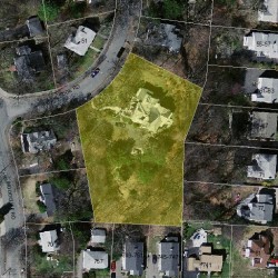 52 Rockledge Rd, Newton MA 02461-1800 aerial view