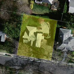 77 Montrose St, Newton MA 02458-2726 aerial view