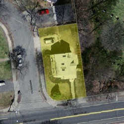 1249 Beacon St, Newton MA 02468-1735 aerial view