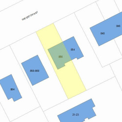 856 Watertown St, Newton MA  02465-2140 plot plan
