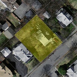 37 Judkins St, Newton MA  02460-1415 aerial view