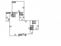 28 Exmoor Rd, Newton MA 02459-1208 floor plan