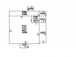 507 Ward St, Newton MA 02459-1109 floor plan