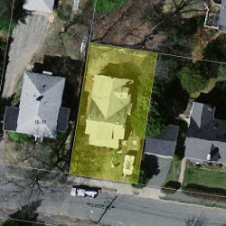 9 Hillside Rd, Newton MA 02461-1421 aerial view