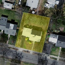 145 Fairway Dr, Newton MA 02465-1714 aerial view