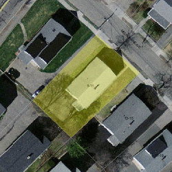 11 Melbourne Ave, Newton MA 02460-1221 aerial view