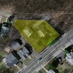 459 California St, Newton MA  02460-1208 aerial view