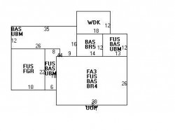 149 Dorset Rd, Newton MA  02468-1453 floor plan