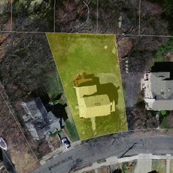 103 Walnut Hill Rd, Newton MA  02461-1836 aerial view