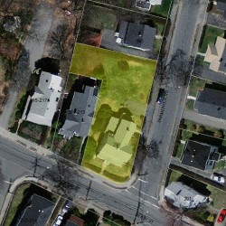 209 Derby St, Newton MA 02465-1005 aerial view