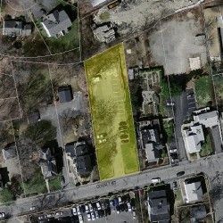 91 Court St, Newton MA 02458-1263 aerial view