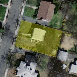 11 Westland Ter, Newton MA 02465-1524 aerial view