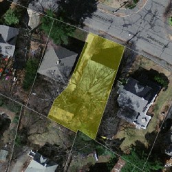 50 Lakewood Rd, Newton MA  02461-1226 aerial view