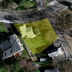 41 Beecher Pl, Newton MA 02459-2344 aerial view