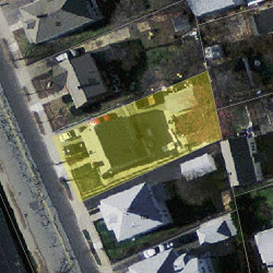 104 Chapel St, Newton MA  02458-1046 aerial view