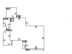 26 Marshall St, Newton MA  02459-1656 floor plan
