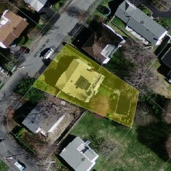 95 Esty Farm Rd, Newton MA 02459-3606 aerial view