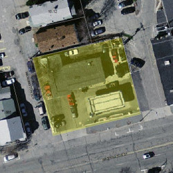 875 Washington St, Newton MA 02460-1547 aerial view