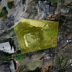 60 Solon St, Newton MA 02461-1827 aerial view