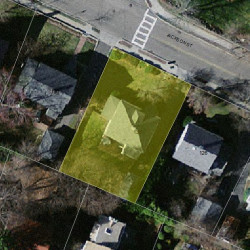 132 Jackson St, Newton MA 02459-2538 aerial view