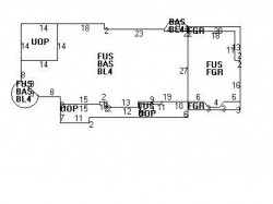 35 Temple St, Newton MA  02465-2306 floor plan