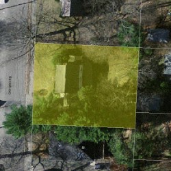 116 Oxford Rd, Newton MA 02459-2406 aerial view