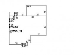 11 Fellsmere Rd, Newton MA  02459-1306 floor plan