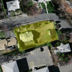 78 John St, Newton MA  02459-2304 aerial view