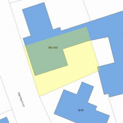 996 Chestnut St, Newton MA 02464-1136 plot plan