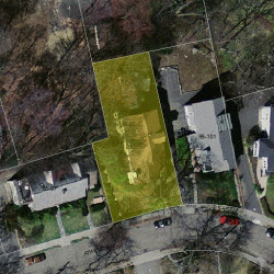 97 Atwood Ave, Newton MA  02460-2201 aerial view