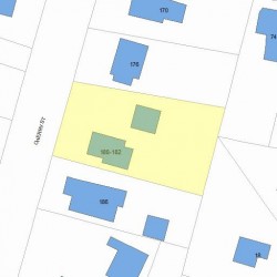 180 Cherry St, Newton MA 02465-1242 plot plan