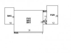 70 Boulder Rd, Newton MA 02459-2653 floor plan