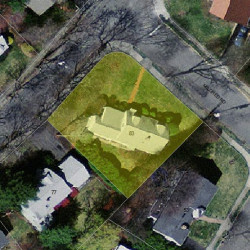 83 Elinor Rd, Newton MA 02461-1821 aerial view