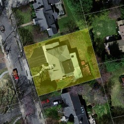 120 Gordon Rd, Newton MA 02468-1227 aerial view