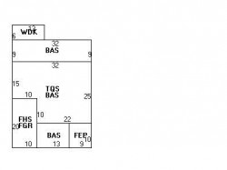 42 Elinor Rd, Newton MA 02461-1835 floor plan