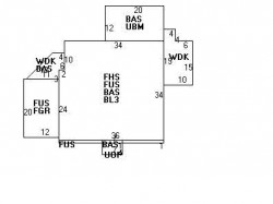 554 Auburn St, Newton MA 02466-1718 floor plan