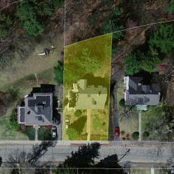 65 Hancock Ave, Newton MA  02459-1746 aerial view