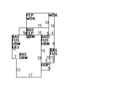 18 Mountfort Rd, Newton MA  02461-1406 floor plan